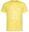 Чоловіча футболка Teach love inspire Лимонний фото