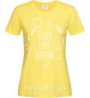 Жіноча футболка Teach love inspire Лимонний фото