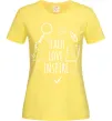 Женская футболка Teach love inspire Лимонный фото