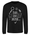 Свитшот Teach love inspire Черный фото