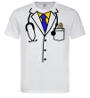 Чоловіча футболка Терапевт Білий Чоловіча футболка Терапевт Білий фото