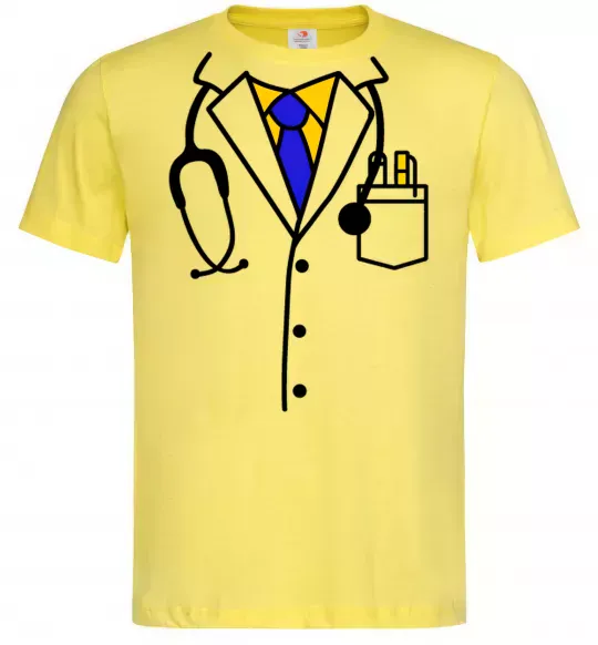 Чоловіча футболка Терапевт Лимонний фото