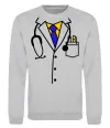 Свитшот Терапевт Серый меланж фото