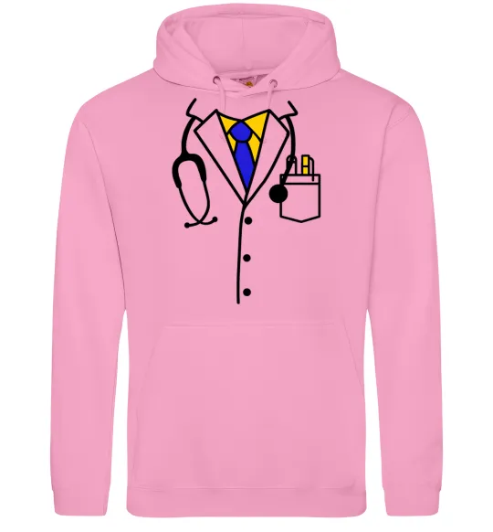 Чоловіча толстовка (худі) Терапевт Рожевий фото