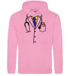 Чоловіча толстовка (худі) Терапевт Рожевий фото