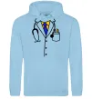 Жіноча толстовка (худі) Терапевт Блакитний фото