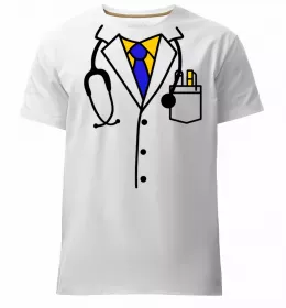 Мужская премиум футболка Найкращий лікар Черный фото