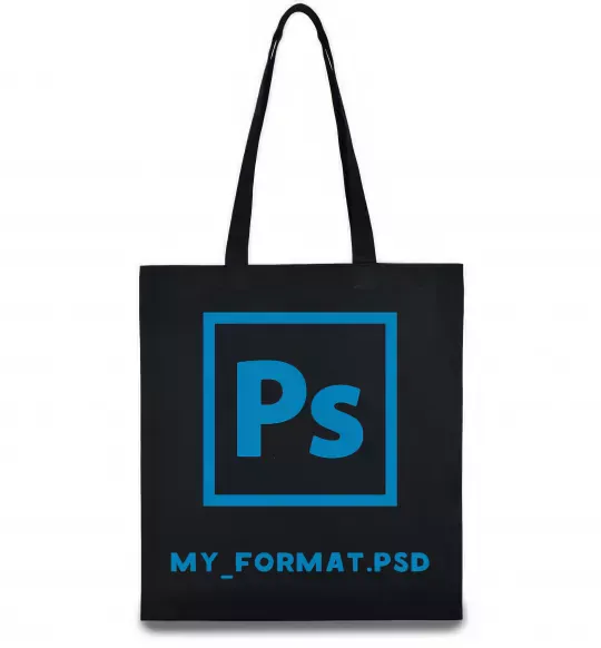 Эко-сумка My format PSD Черный фото