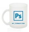 Чашка стеклянная My format PSD Фроузен фото
