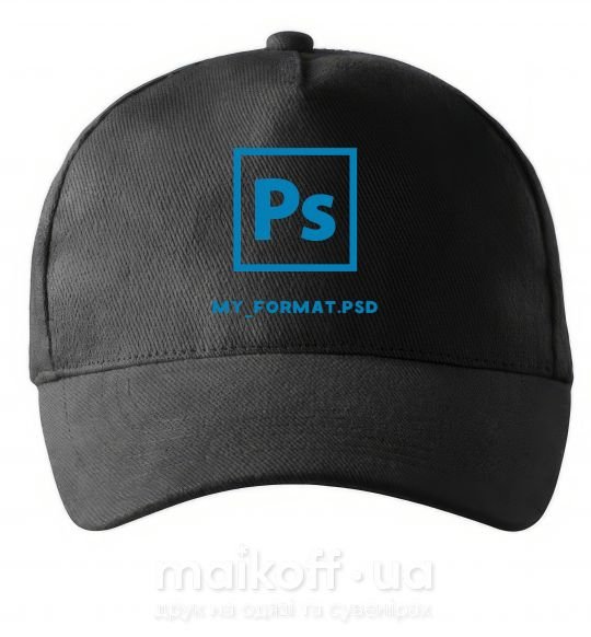 Кепка My format PSD Чорний фото