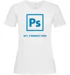Женская футболка My format PSD Белый Женская футболка My format PSD Белый фото