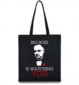 Эко-сумка Best boss ever Бежевый фото