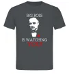 Мужская футболка Big boss is watching you Графит фото