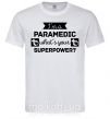 Мужская футболка I'm a paramedic what's your superpower Белый фото