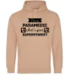Мужская толстовка (худи) I'm a paramedic what's your superpower Песочный Мужская толстовка (худи) I'm a paramedic what's your superpower Песочный фото