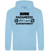 Чоловіча толстовка (худі) I'm a paramedic what's your superpower Блакитний Чоловіча толстовка (худі) I'm a paramedic what's your superpower Блакитний фото