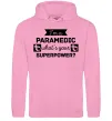 Женская толстовка (худи) I'm a paramedic what's your superpower Розовый фото