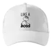 Кепка Like a boss Белый фото