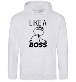 Мужская толстовка (худи) Like a boss Мужская толстовка (худи) Like a boss