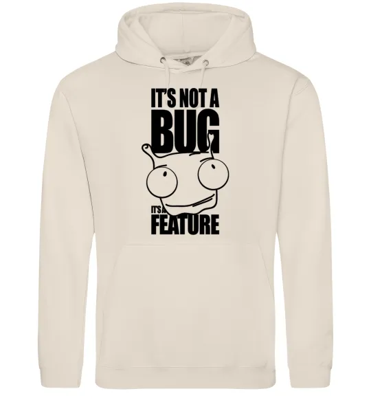 Мужская толстовка (худи) It's not a bug it's a feature Таш фото
