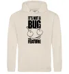Женская толстовка (худи) It's not a bug it's a feature Таш фото