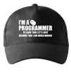 Кепка I'm programmer never wrong Чорний фото