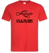 Мужская футболка Life is too short to remove usb safely Красный Мужская футболка Life is too short to remove usb safely Красный фото