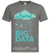 Чоловіча футболка Big data rain Графіт фото