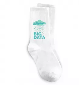 Шкарпетки Big data rain Білий фото