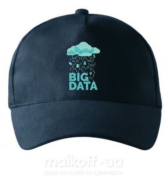 Кепка Big data rain Темно-синій фото