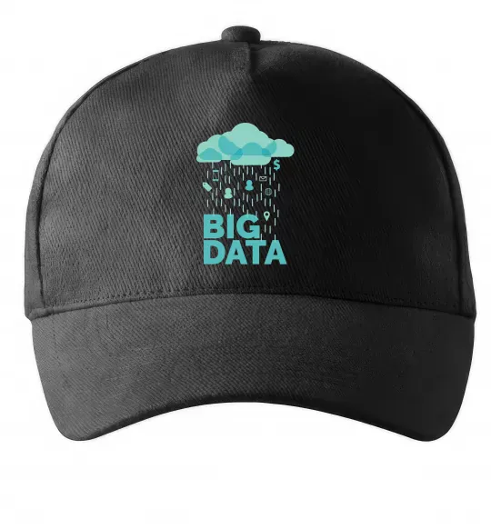 Кепка Big data rain Чорний фото