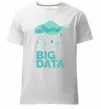 Чоловіча преміум футболка Big data rain Білий фото