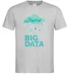 Мужская футболка Big data rain Серый Мужская футболка Big data rain Серый фото