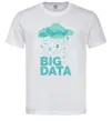 Мужская футболка Big data rain Белый Мужская футболка Big data rain Белый фото