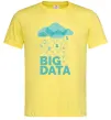 Мужская футболка Big data rain Лимонный Мужская футболка Big data rain Лимонный фото