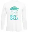 Лонгслів Big data rain Білий фото