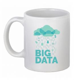 Чашка керамическая Big data rain Чашка керамическая Big data rain