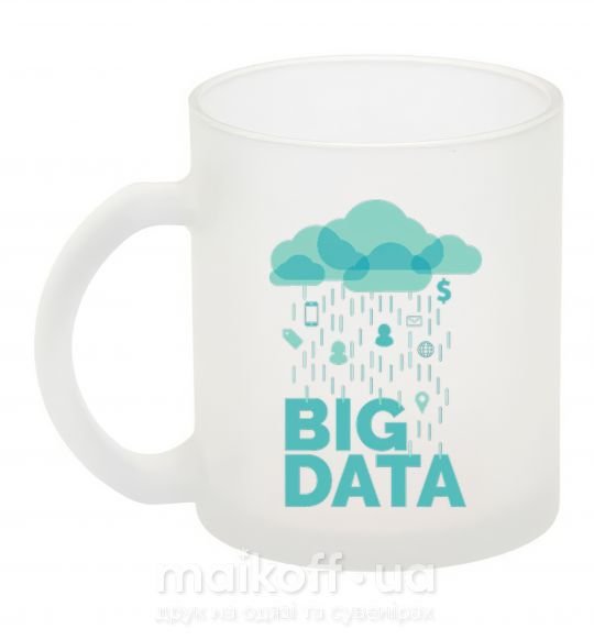 Чашка стеклянная Big data rain Фроузен фото