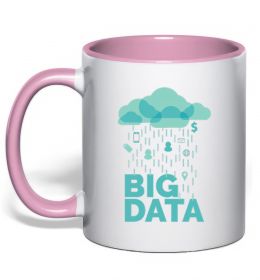 Чашка с цветной ручкой Big data rain Чашка с цветной ручкой Big data rain