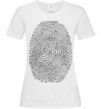 Жіноча футболка Отпечаток из кода Білий фото