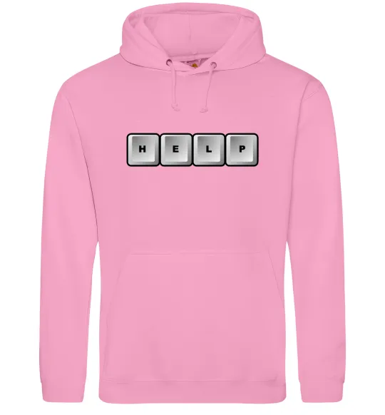 Жіноча толстовка (худі) Help bottons Рожевий фото