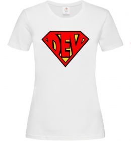 Женская футболка Super dev Женская футболка Super dev