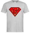 Мужская футболка Super dev Серый Мужская футболка Super dev Серый фото