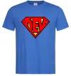 Мужская футболка Super dev Ярко-синий Мужская футболка Super dev Ярко-синий фото