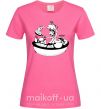 Женская футболка Cook chef Ярко-розовый фото