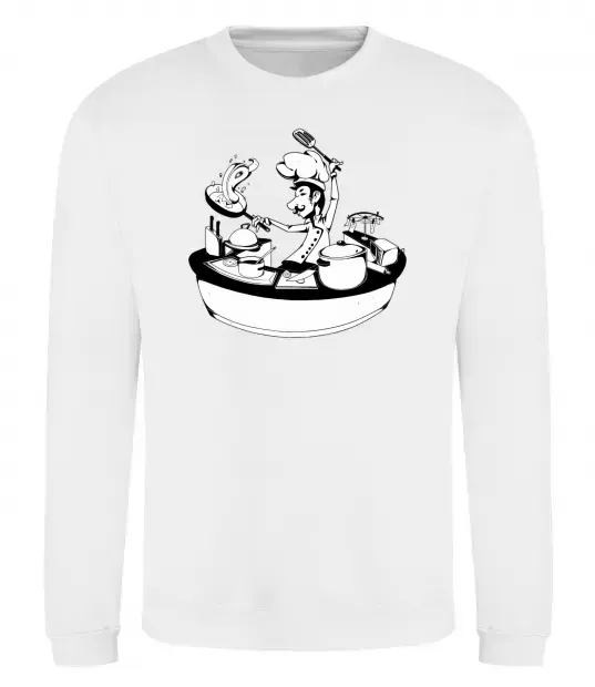 Світшот Cook chef Білий фото