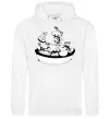 Жіноча толстовка (худі) Cook chef Білий Жіноча толстовка (худі) Cook chef Білий фото