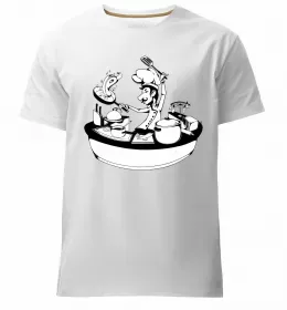 Чоловіча преміум футболка Так, шеф! Чорний фото