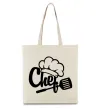 Еко-сумка Chef hat Бежевий Еко-сумка Chef hat Бежевий фото