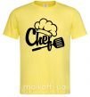 Мужская футболка Chef hat Лимонный фото